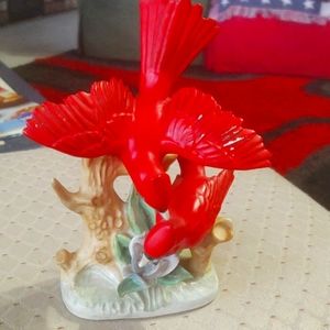 Vintage cardinals figurine